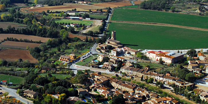 Vista aèria de Monells