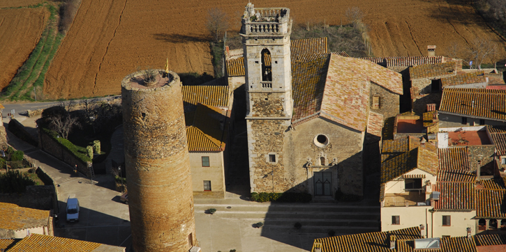 Vista aèria de Cruïlles